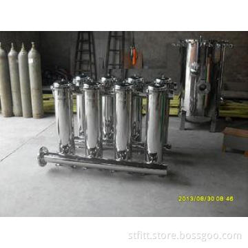 Industrial Control Flow Bag Filter Housing For Water Remedi